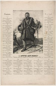 Jean Journet Departing for the Conquest of Universal Harmony, 1850. Creator: Gustave Courbet (French, 1819-1877)