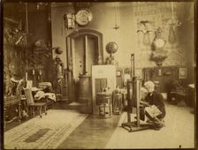Jean-Léon Gérôme (1824-1904) in his workshop, c. 1890