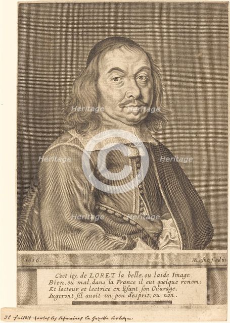 Jean Loret, 1656. Creator: Michel Lasne.