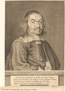 Jean Loret, 1656. Creator: Michel Lasne