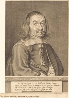 Jean Loret, 1656. Creator: Michel Lasne