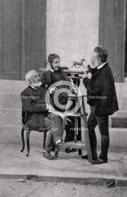 Jean Louis Ernest Meissonnier, French painter and sculptor, 1880. Artist: Unknown