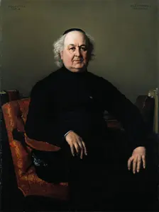Jean Louis Gabriel, Rector of Saint Merri, 1861. Creator: Henri Lehmann