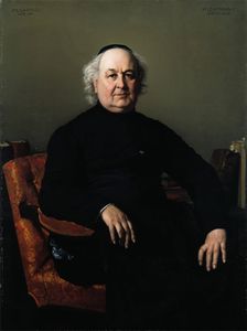 Jean Louis Gabriel, Rector of Saint Merri, 1861. Creator: Henri Lehmann