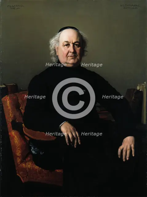 Jean Louis Gabriel, Rector of Saint Merri, 1861. Creator: Henri Lehmann.