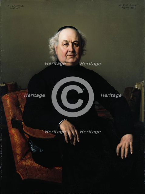 Jean Louis Gabriel, Rector of Saint Merri, 1861. Creator: Henri Lehmann.