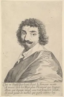 Jean-Louis Guez de Balzac, ca. 1635-37. Creator: Claude Mellan