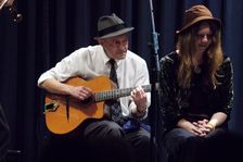 Jean-Marie Fagon and Louisa Jones, Watermill Jazz Club, Dorking, Surrey, August 2015. Artist: Brian O'Connor