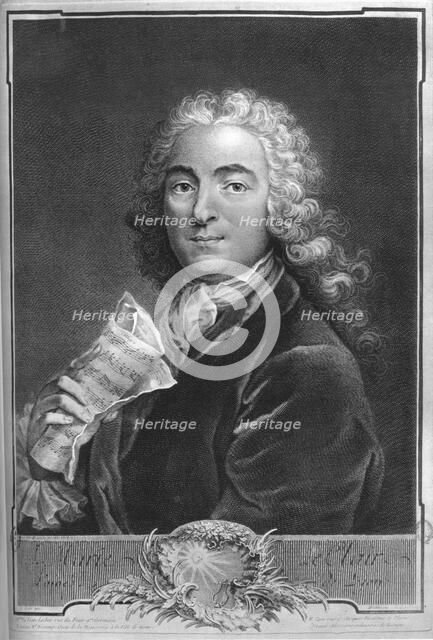 Jean-Marie Leclair the Elder, Baroque violinist and composer. Artist: Unknown