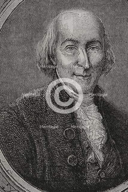 Jean-Marie Roland de la Platière, (1734-1793), French politician, 1876. Creator: Unknown.