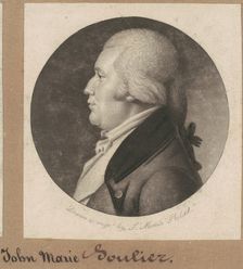 Jean Marie Soulier, 1802. Creator: Charles Balthazar Julien Févret de Saint-Mémin