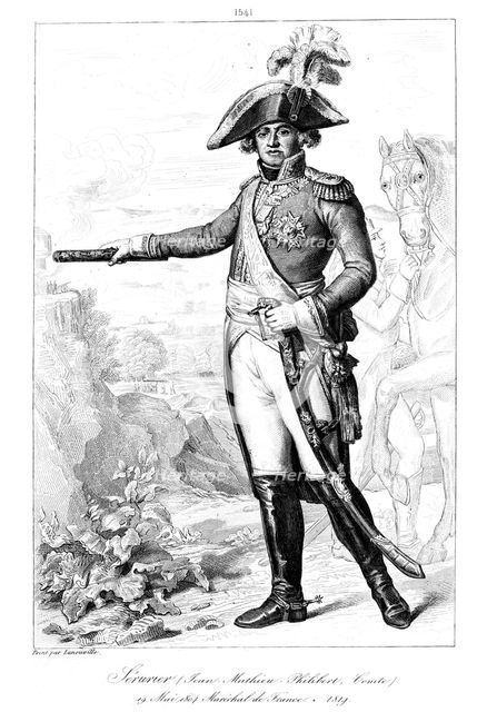 Jean Mathieu Philibert Serurier (1742-1819), Marshal of France, 1839.Artist: A Migneret