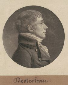 Jean Noel Destréhan, 1805. Creator: Charles Balthazar Julien Févret de Saint-Mémin