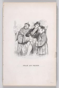 Jean of Paris from The Complete Works of Béranger, 1836. Creator: Jean Ignace Isidore Gerard