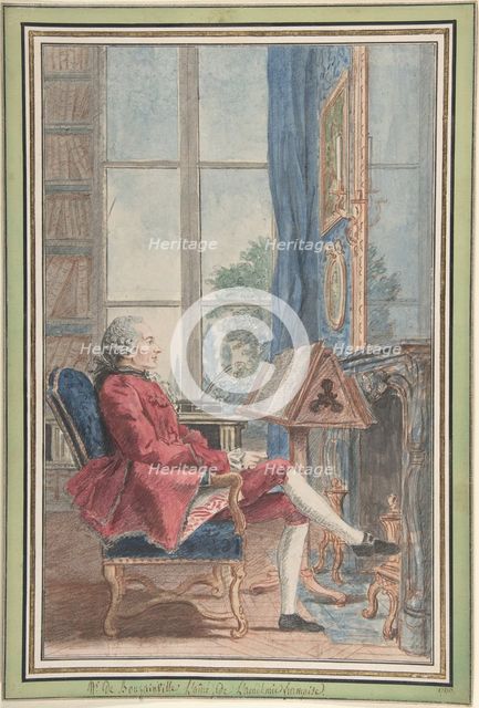 Jean-Pierre de Bougainville, 1760. Creator: Louis de Carmontelle.