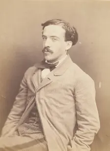 Jean Rousseau, homme de lettres, 1860-1861. Creator: Nadar