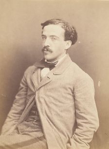 Jean Rousseau, homme de lettres, 1860-1861. Creator: Nadar