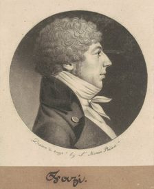 Jean Salomon Fazi, 1800. Creator: Charles Balthazar Julien Févret de Saint-Mémin