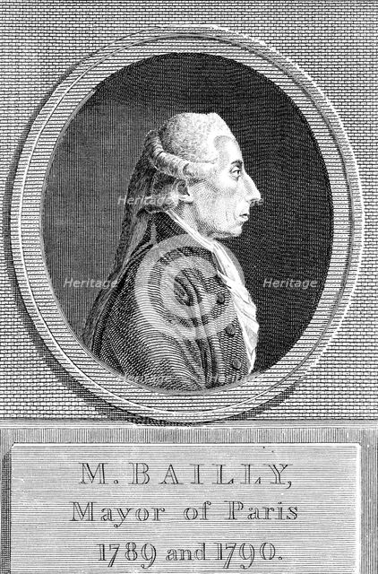Jean Sylvain Bailly (1736-1793), French astronomer, writer and politician. Artist: Unknown