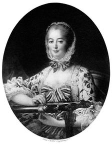 Jeanne Antoinette Poisson, Marquise de Pompadour, 1764 (1901).Artist: Swan Electric Engraving Company
