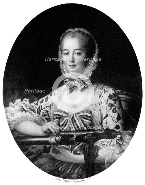 Jeanne Antoinette Poisson, Marquise de Pompadour, 1764 (1901).Artist: Swan Electric Engraving Company
