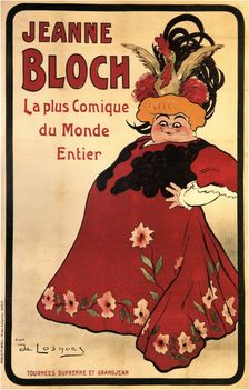 Jeanne Bloch, 1908. Artist: Losques, Daniel de (1880-1915)