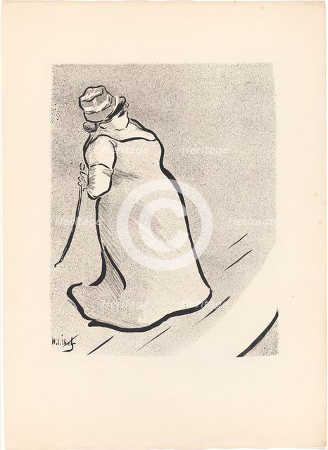 Jeanne Bloch, from Le Café-Concert, 1893. Creator: Henri-Gabriel Ibels.