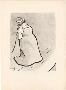 Jeanne Bloch, from Le Café-Concert, 1893. Creator: Henri-Gabriel Ibels
