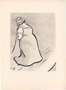Jeanne Bloch, from Le Café-Concert, 1893. Creator: Henri-Gabriel Ibels