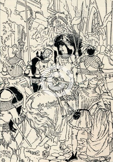 'Jeanne D'Arc at Orleans', c1895. Artist: Eugene Samuel Grasset.