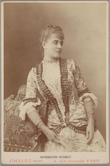 Jeanne Demarsy, 1880s. Creator: Isidore Alphonse Chalot