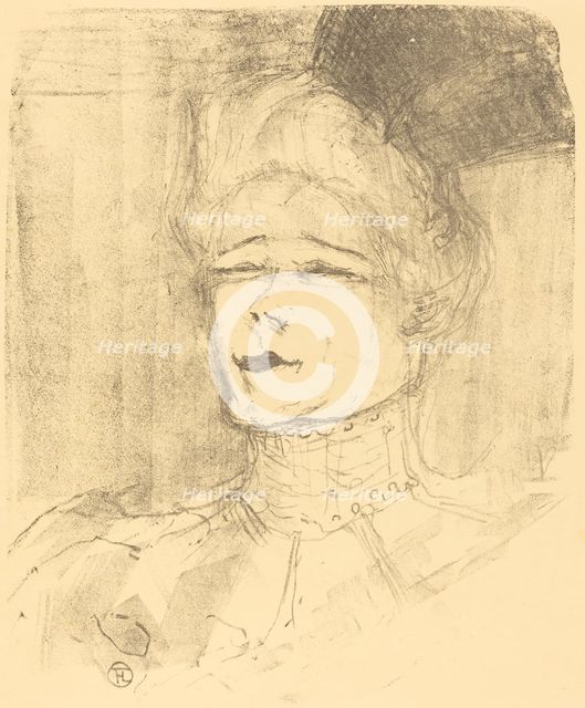 Jeanne Granier, 1896. Creator: Henri de Toulouse-Lautrec.