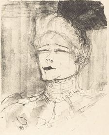 Jeanne Granier, 1896. Creator: Henri de Toulouse-Lautrec