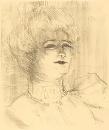 Jeanne Hading, 1896. Creator: Henri de Toulouse-Lautrec