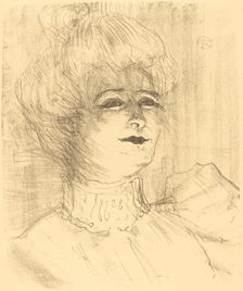 Jeanne Hading, 1896. Creator: Henri de Toulouse-Lautrec