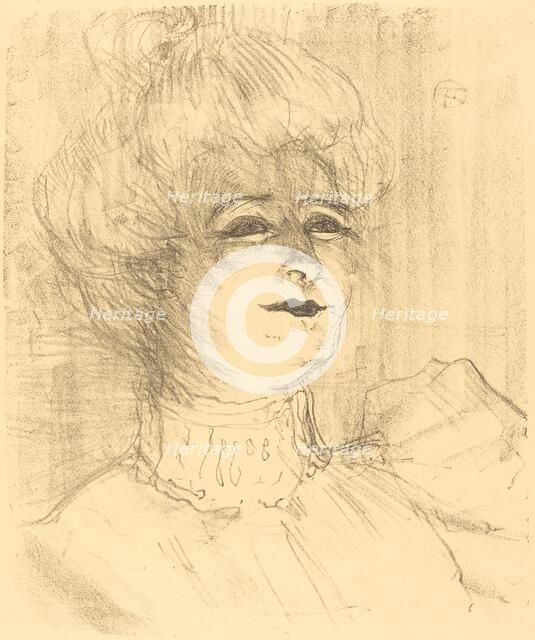 Jeanne Hading, 1896. Creator: Henri de Toulouse-Lautrec.
