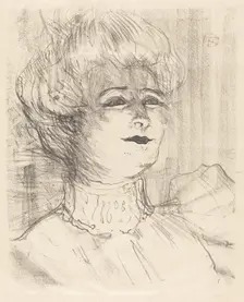 Jeanne Hading, 1896. Creator: Henri de Toulouse-Lautrec