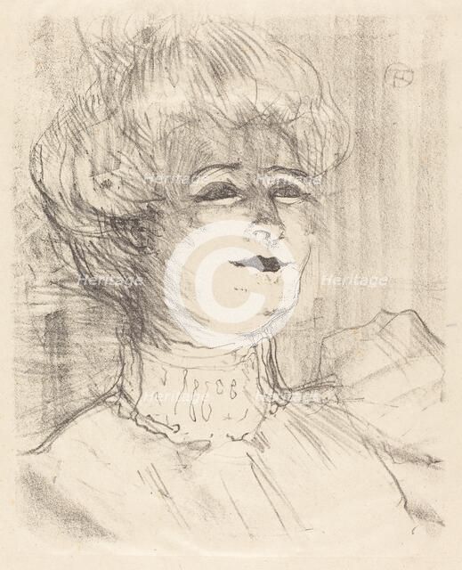 Jeanne Hading, 1896. Creator: Henri de Toulouse-Lautrec.