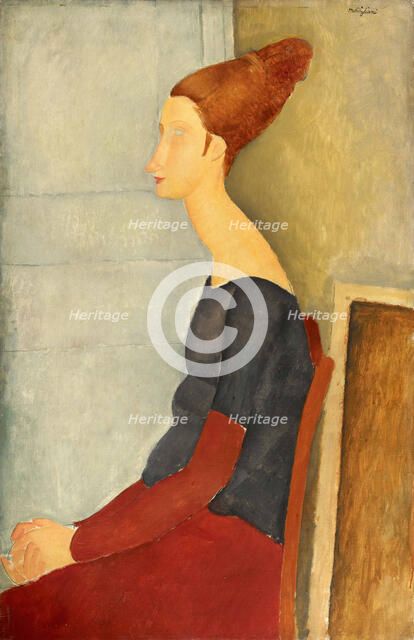 Jeanne Hébuterne au henné, 1918. Creator: Modigliani, Amedeo (1884-1920).