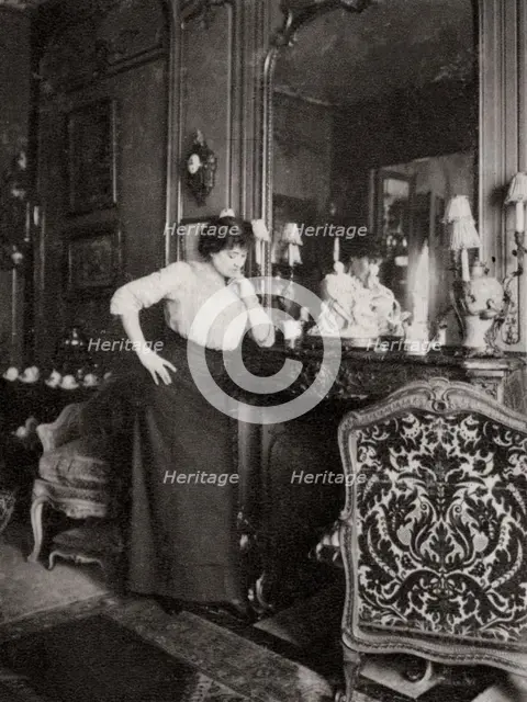 Jeanne Julia Bartet, French actress, 1901. Artist: Unknown