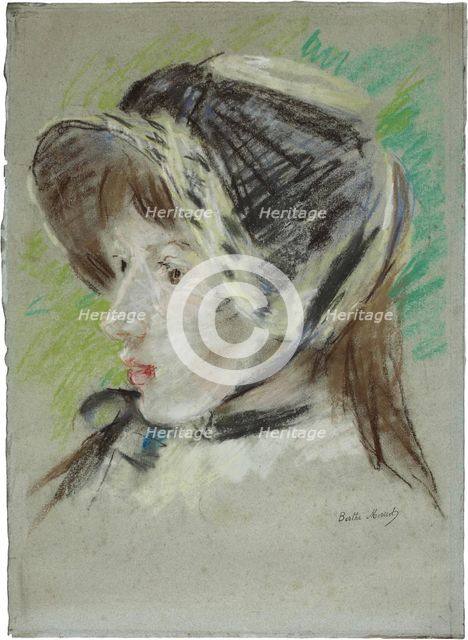 Jeanne Pontillon à la capeline , 1884.