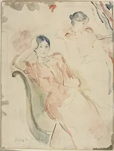 Jeanne Pontillon, c. 1893. Creator: Berthe Morisot