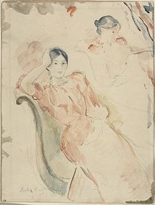 Jeanne Pontillon, c. 1893. Creator: Berthe Morisot