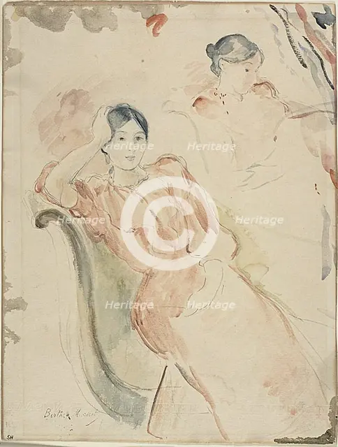 Jeanne Pontillon, c. 1893. Creator: Berthe Morisot.