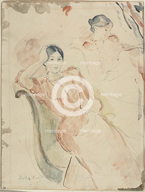 Jeanne Pontillon, c. 1893. Creator: Berthe Morisot.