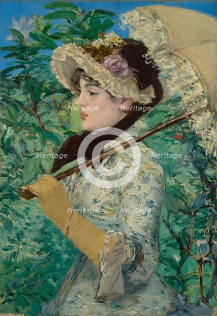 Jeanne (Spring), 1881. Creator: Edouard Manet.