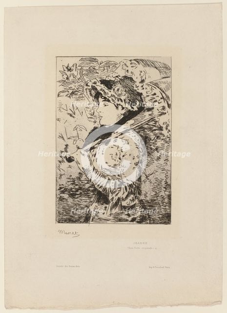 Jeanne (Spring), 1902. Creator: Henri-Charles Guerard.