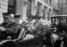 Jeannette Rankin, (right), 1917. Creator: Harris & Ewing