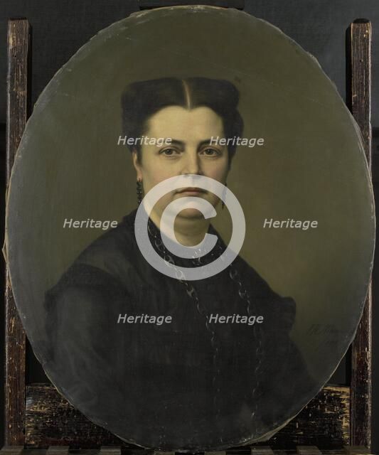 Jeanette Antoinette Pietermaat (1818-1870), wife of Pieter Mijer, 1876.  Creator: Jan Hendrik Neuman.