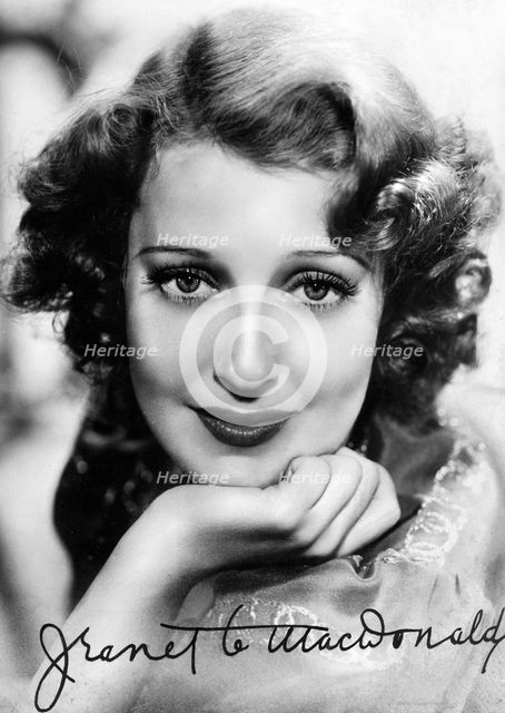 Jeanette MacDonald (1903-1965), American singer and actress, c1930s-c1940s. Artist: Unknown